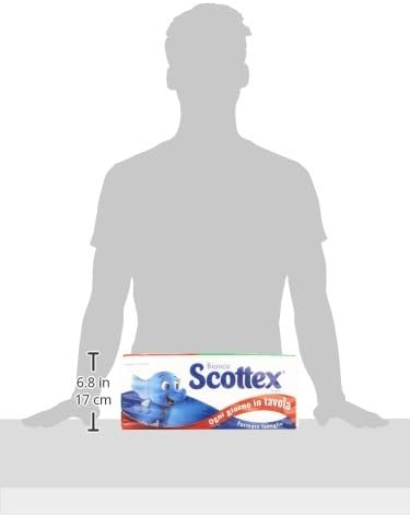 Detalle de Scottex Servilletas de una capa tamaño familiar 🧻