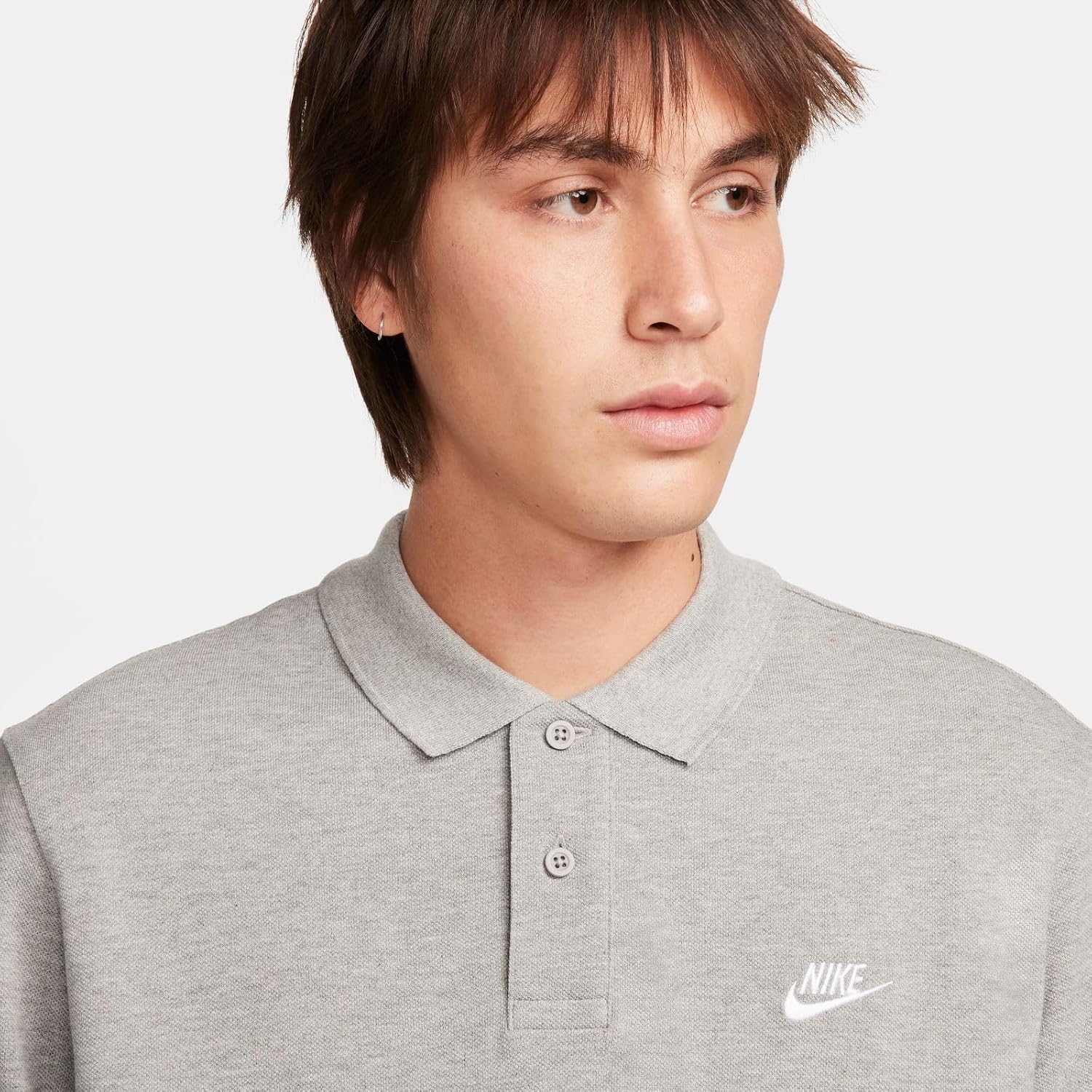 Detalle de Nike M NSW SPE Matchup Pq FN3894-480 – męska koszulka polo z bawełny