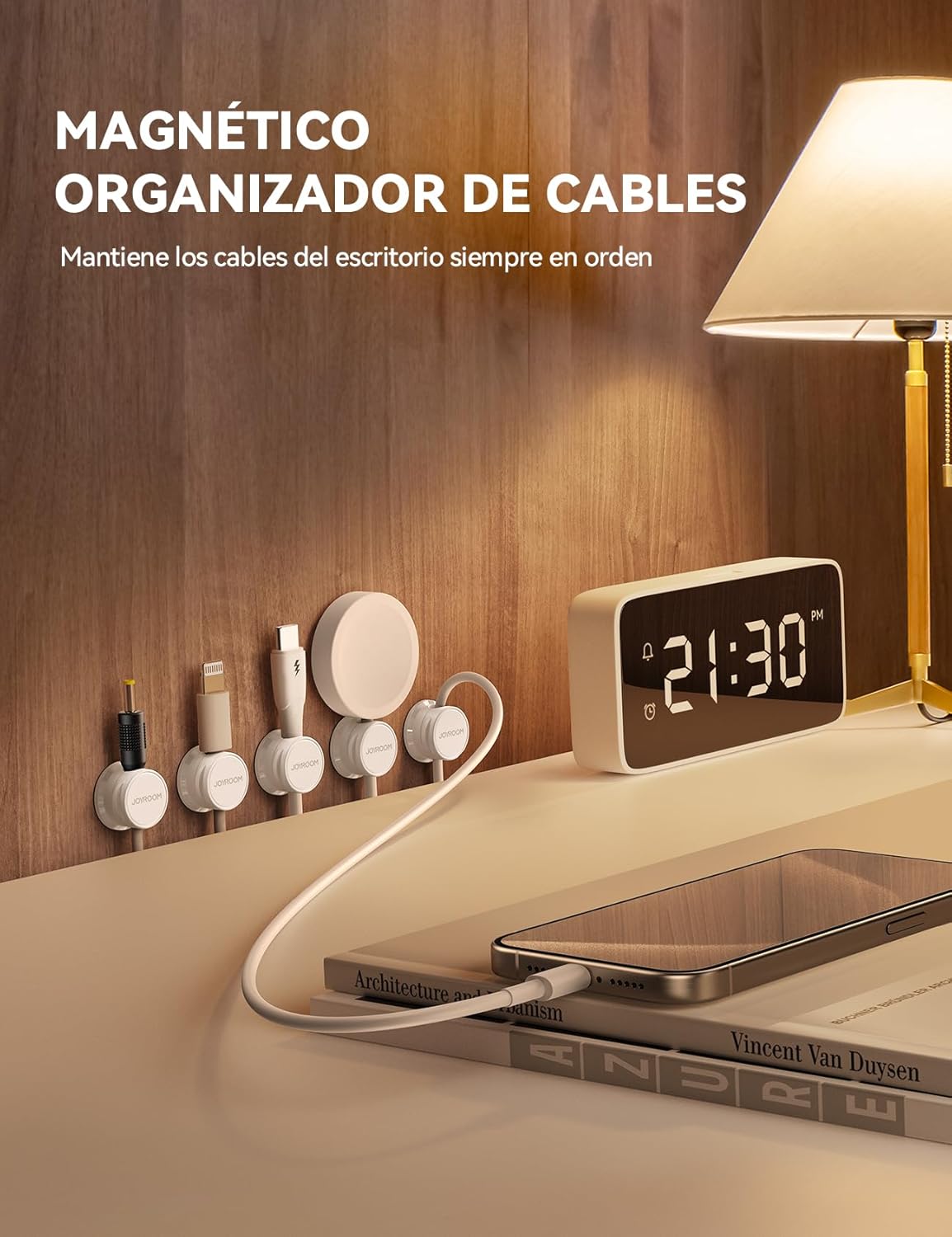 Detalle 2 de JOYROOM 6 PCS Organizador de cables 7,5 mm