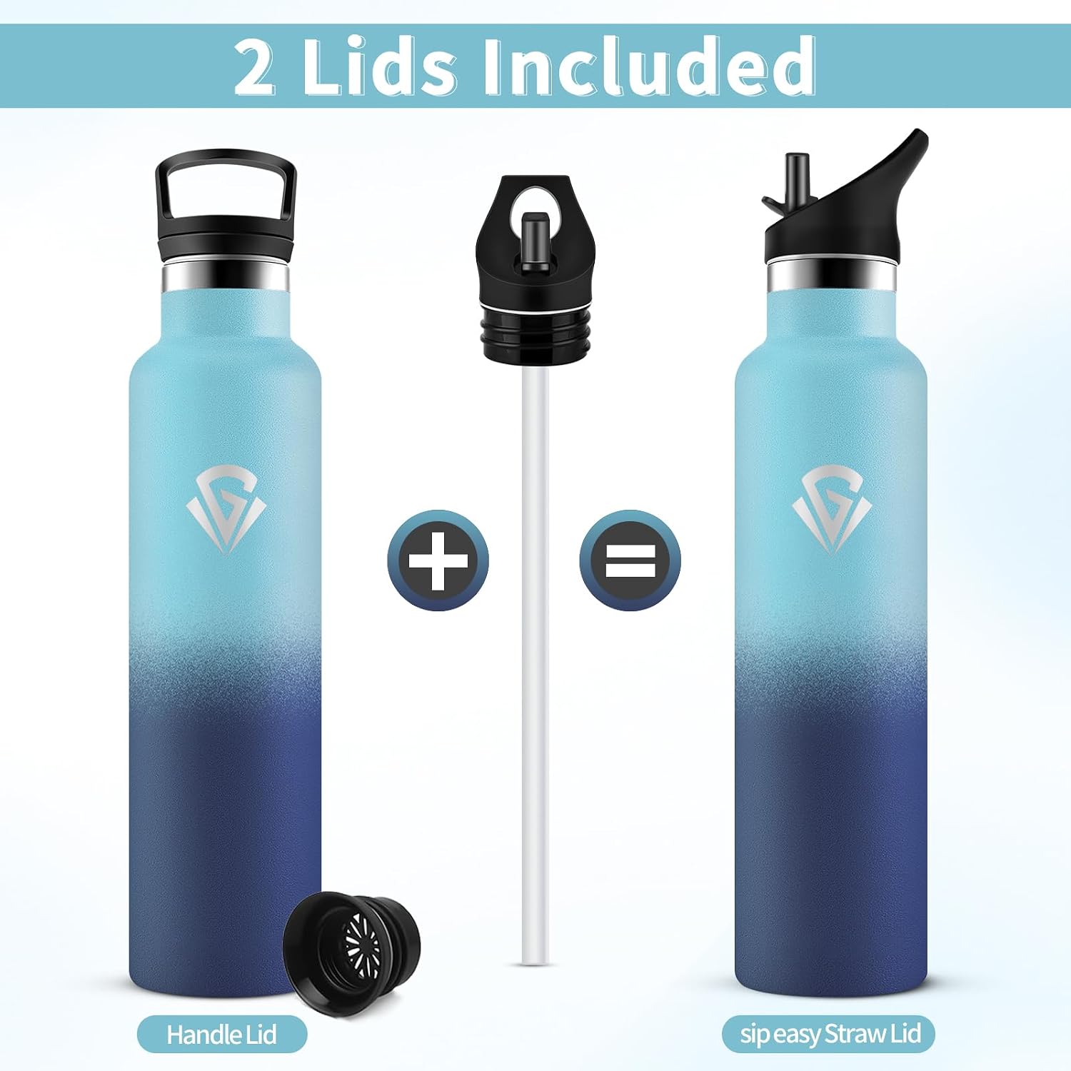 Detalle 2 de JAPORIA Bouteille Isotherme 1L gourde inox