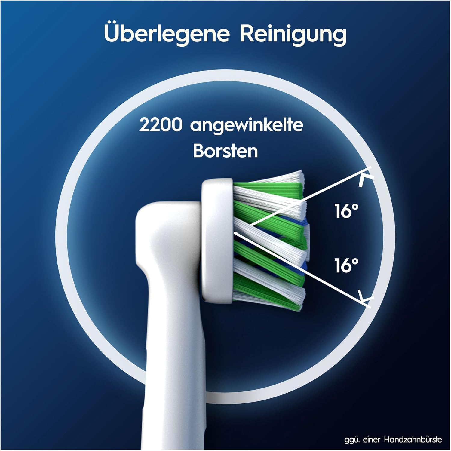 Detalle 2 de Oral-B Pro CrossAction Aufsteckbürsten 8 Stück 🪥