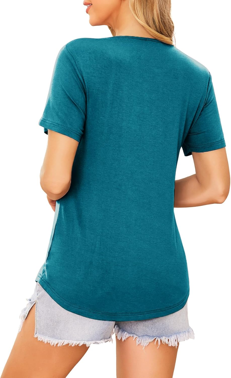 Detalle de Ekouaer Stillshirt Umstandsmode 1er/3er Pack – Weich Kurzarm Still-T-Shirts für Damen