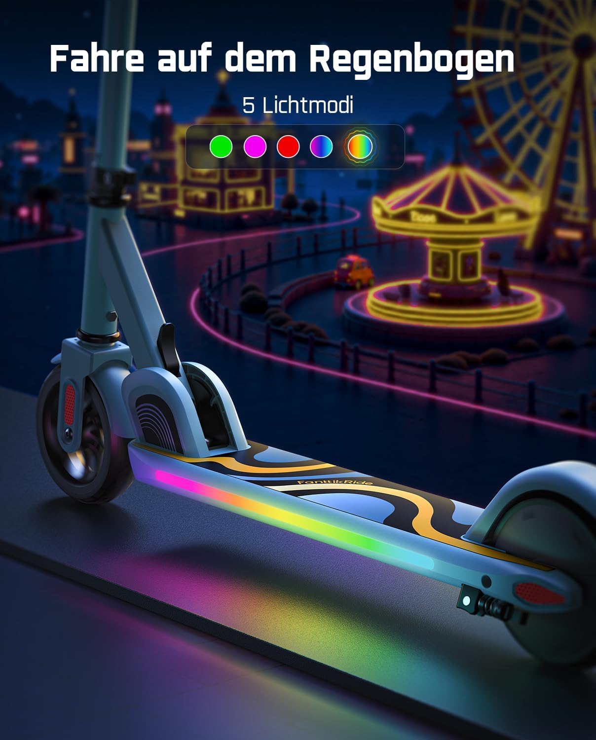 Thumbnail 1 de FanttikRide C9 Pro Kinder-Elektroroller 8 km Reichweite