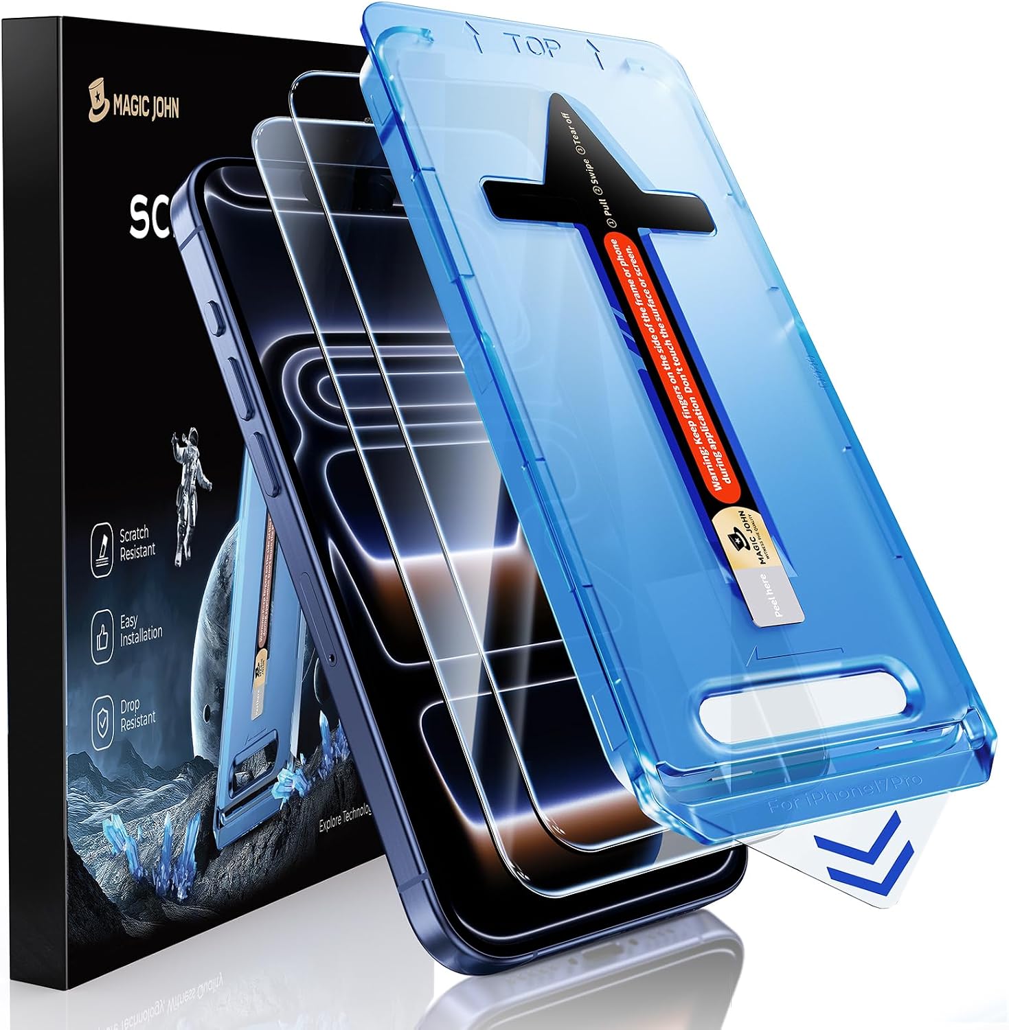 Detalle de MAGIC JOHN iPhone 17 Pro Schutzglas 6,3 Zoll