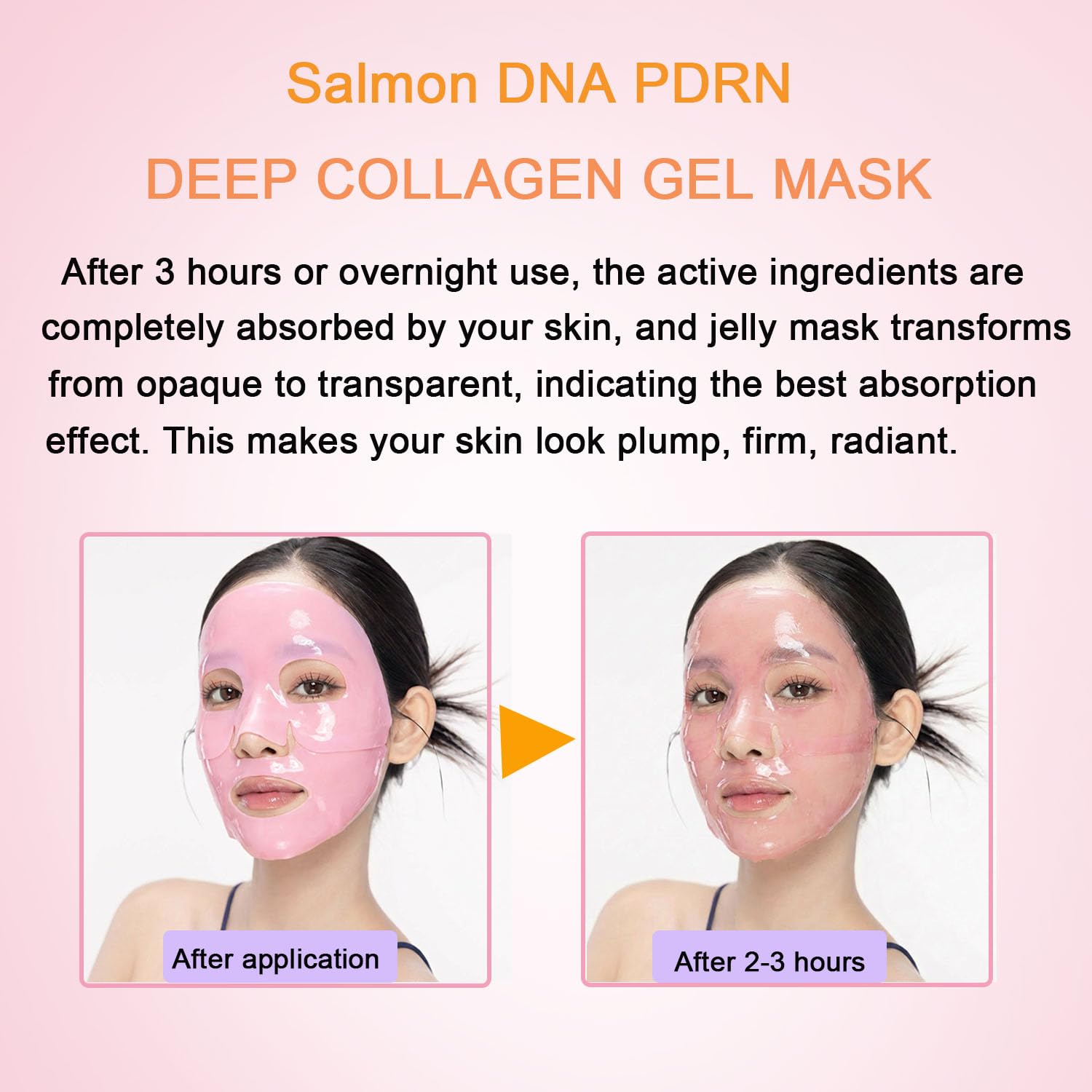 Detalle 1 de Kewhunt Salmon DNA PDRN Collagen Jelly Mask, Overnight Hydrogel with Peptides