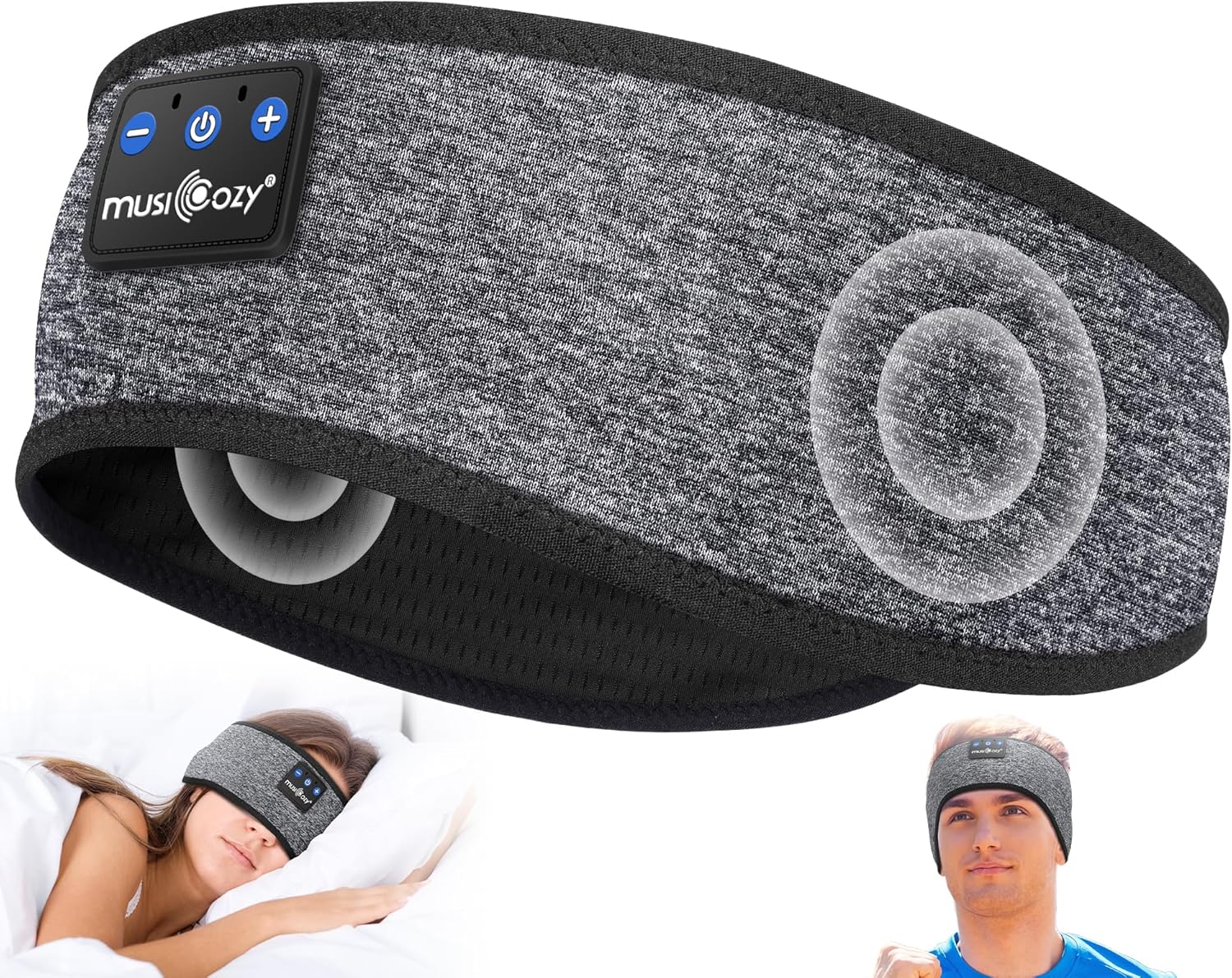 Detalle de MUSICOZY Sleep Headphones Headband