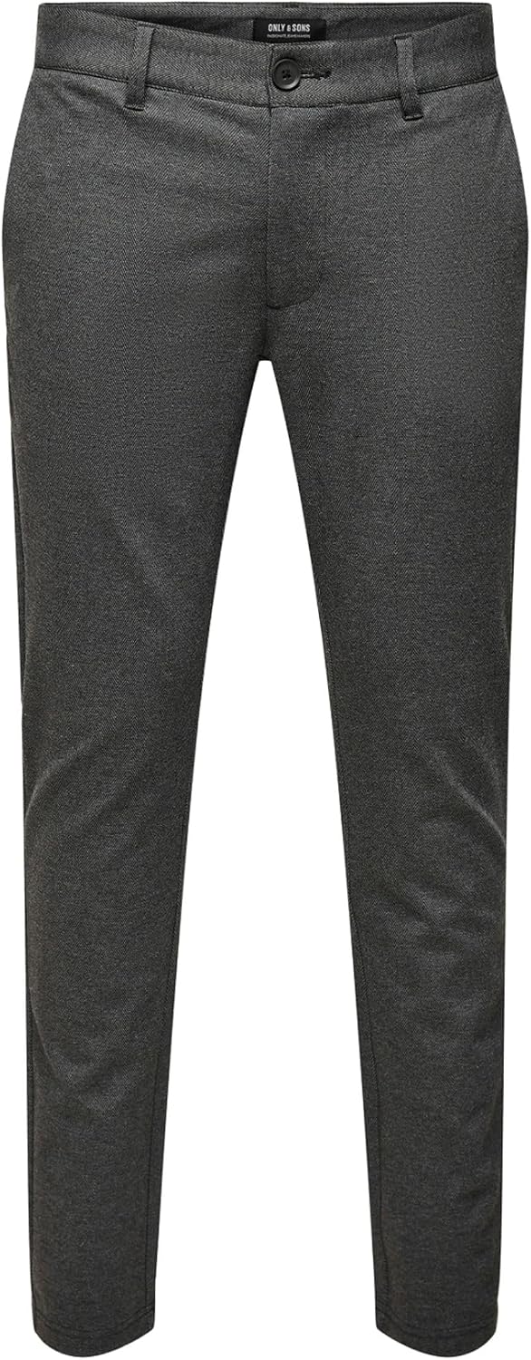 Detalle de Only & Sons Onsmark Check Pants Hy Gw 9887 Noos Trouser – Slim Chino Trousers for Men