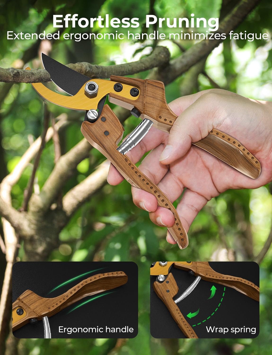 Thumbnail 5 de SOLODOTO GrainCraft Garden Secateurs