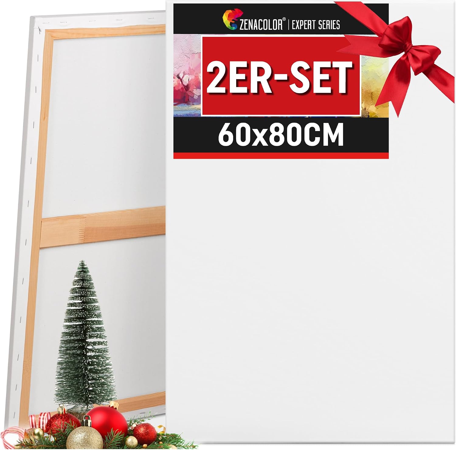 Zenacolor Leinwand 30x30 zum Bemalen 🎨
