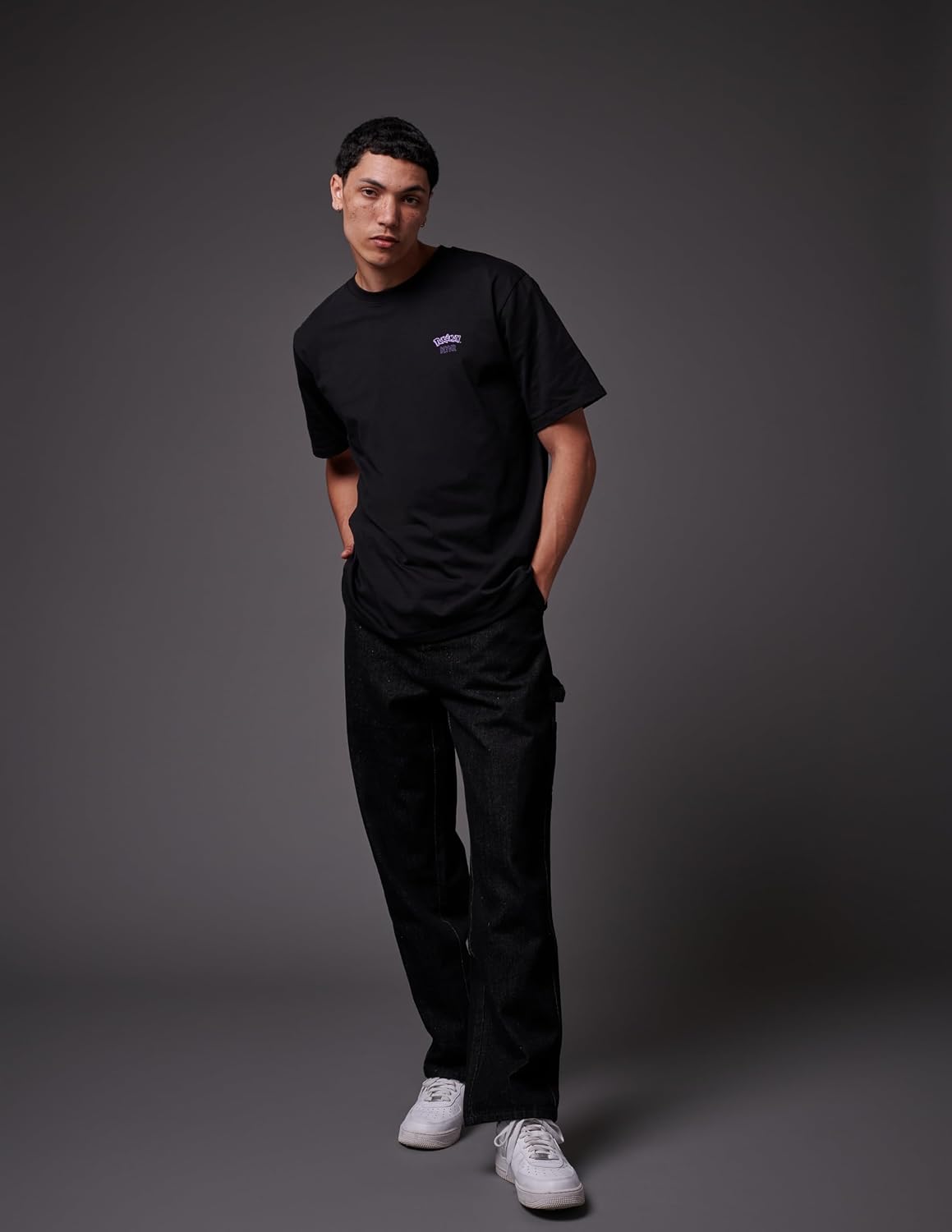 Detalle de Dolly Noire Pokémon Gastly Evolution – T‑shirt unisex Nero, 100% cotone