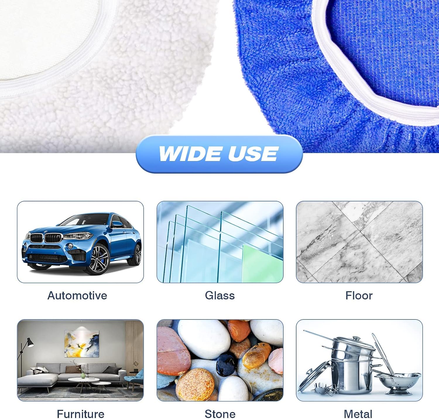 Thumbnail 4 de FONAROLL 5–6 Inch Polisher Pads 15pcs 🧽