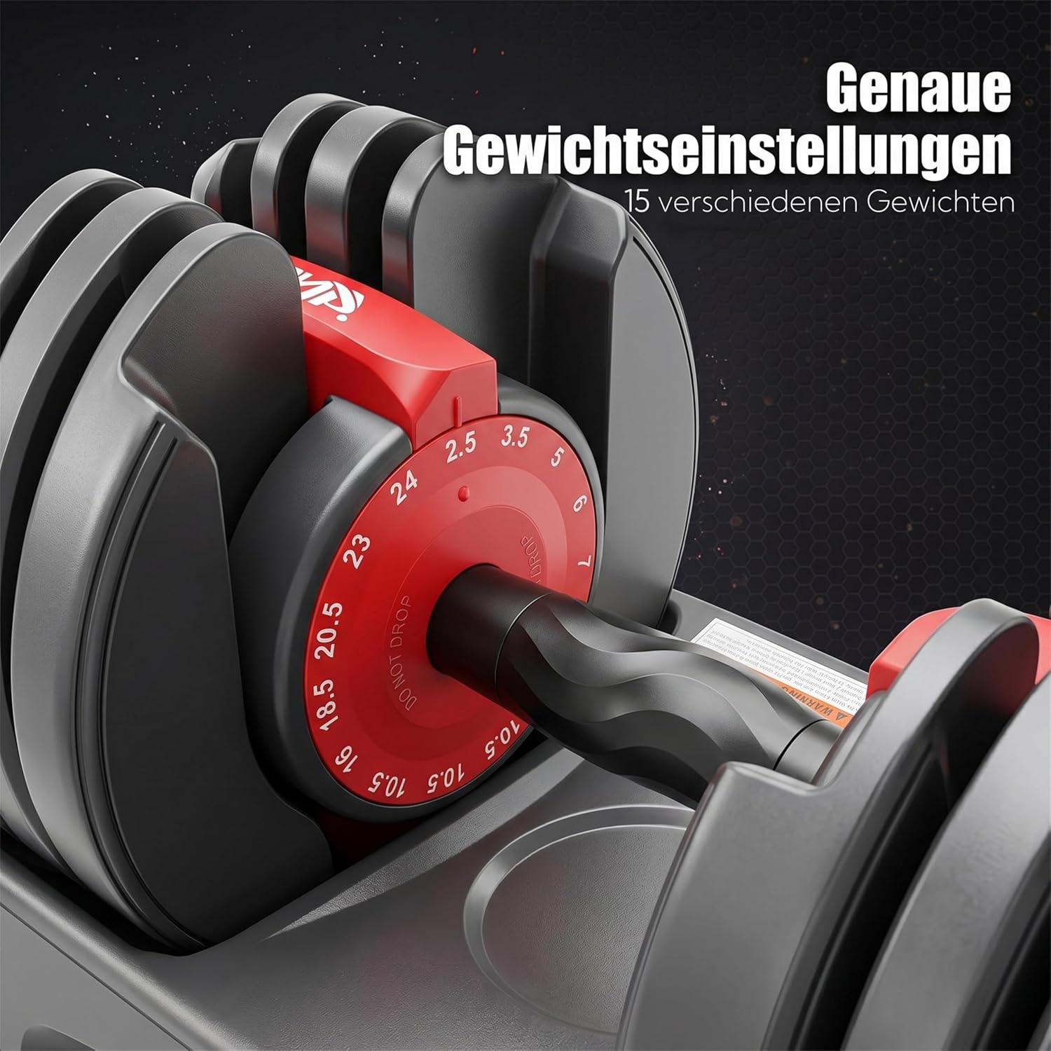 Thumbnail 2 de HAKENO verstellbare Kurzhanteln 2×24/40 kg (15 in 1) – platzsparendes Hantelset