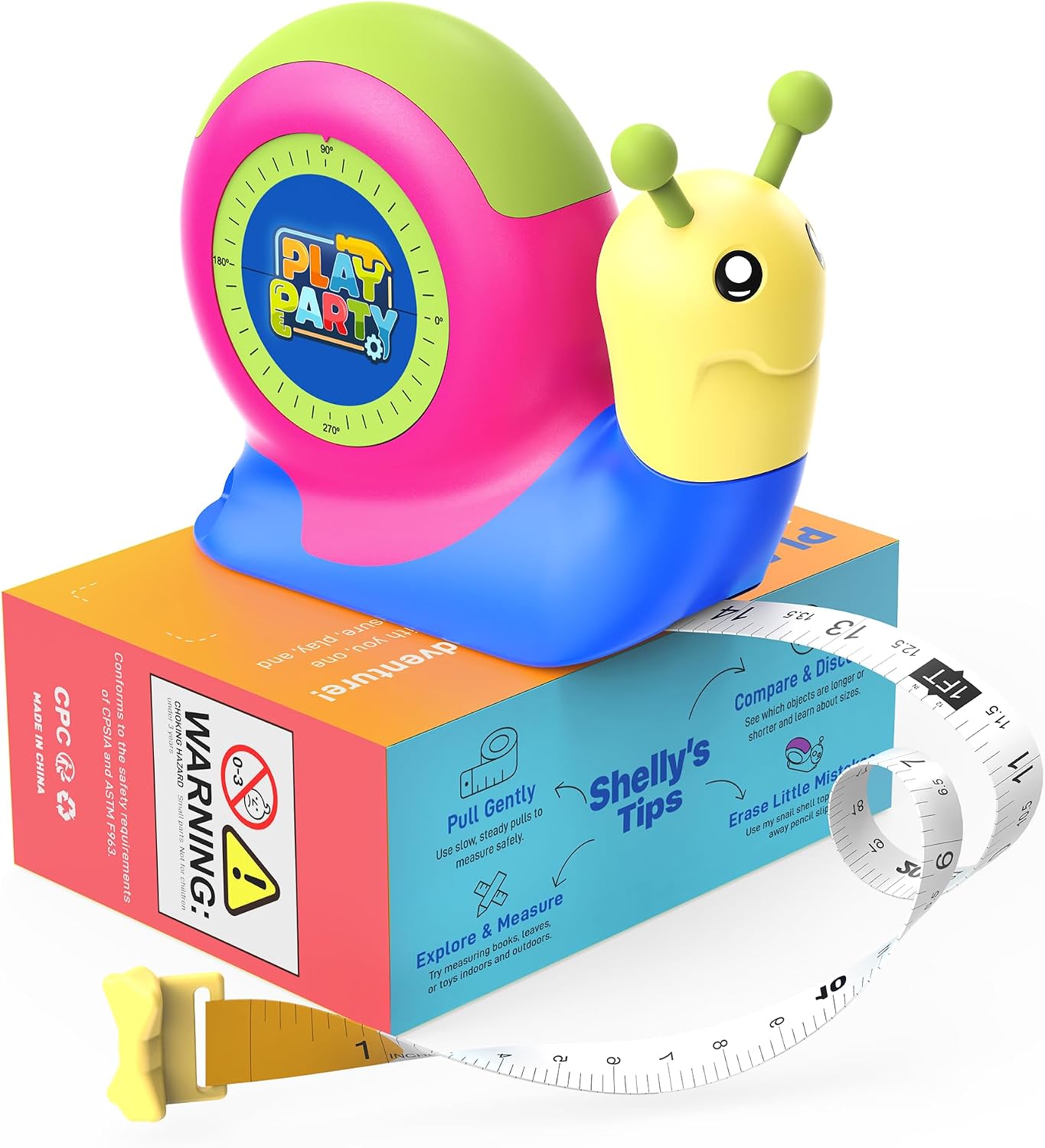 Detalle de PLAYPARTY 8ft Tape Measure for Kids