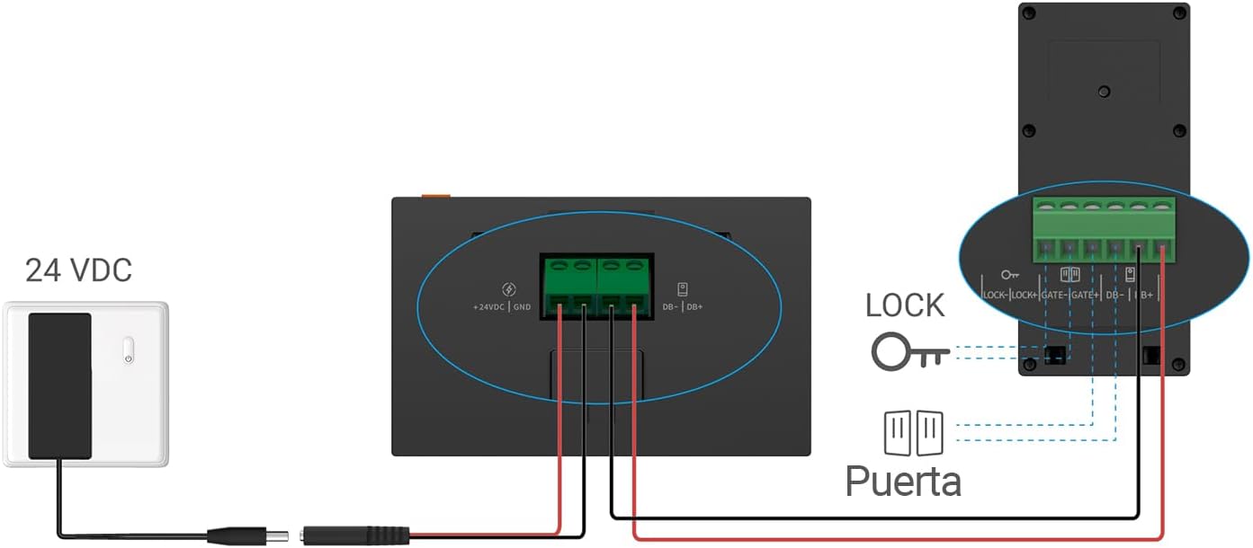 Detalle 2 de EZVIZ CP5 Videoportero WiFi con Pantalla Táctil 7” 📹