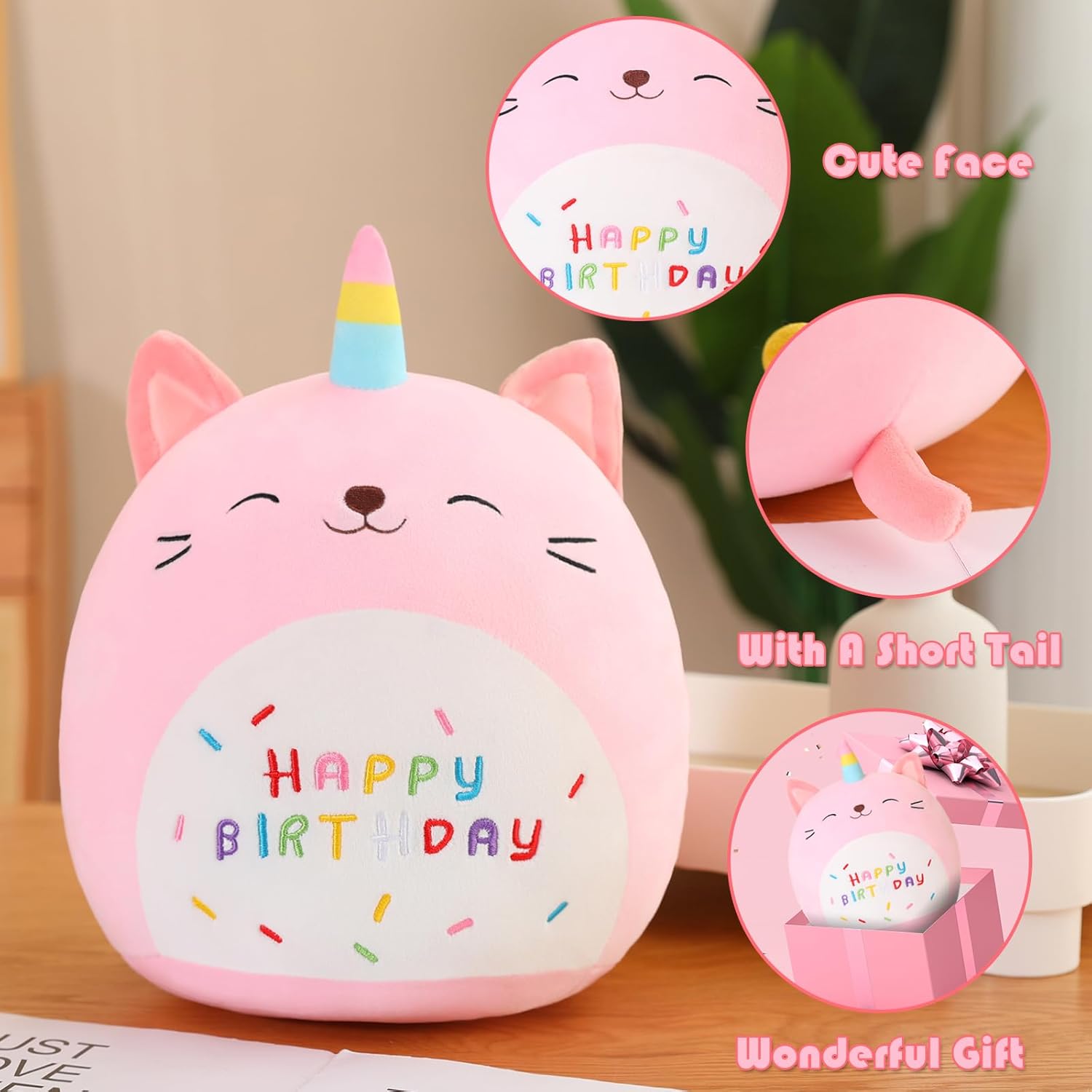 Detalle 2 de Xfrog Cat Plush Pillow 25 cm Cat Plush Toy