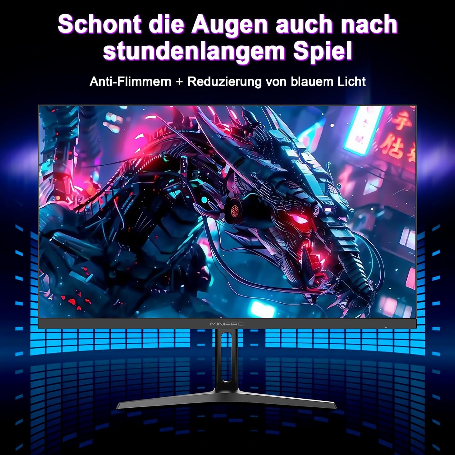 Thumbnail 3 de Minifire MFG27F4Q Pro 27-Zoll Gaming-Monitor (2K QHD, 260 Hz, HDR10, Adaptive Sync)