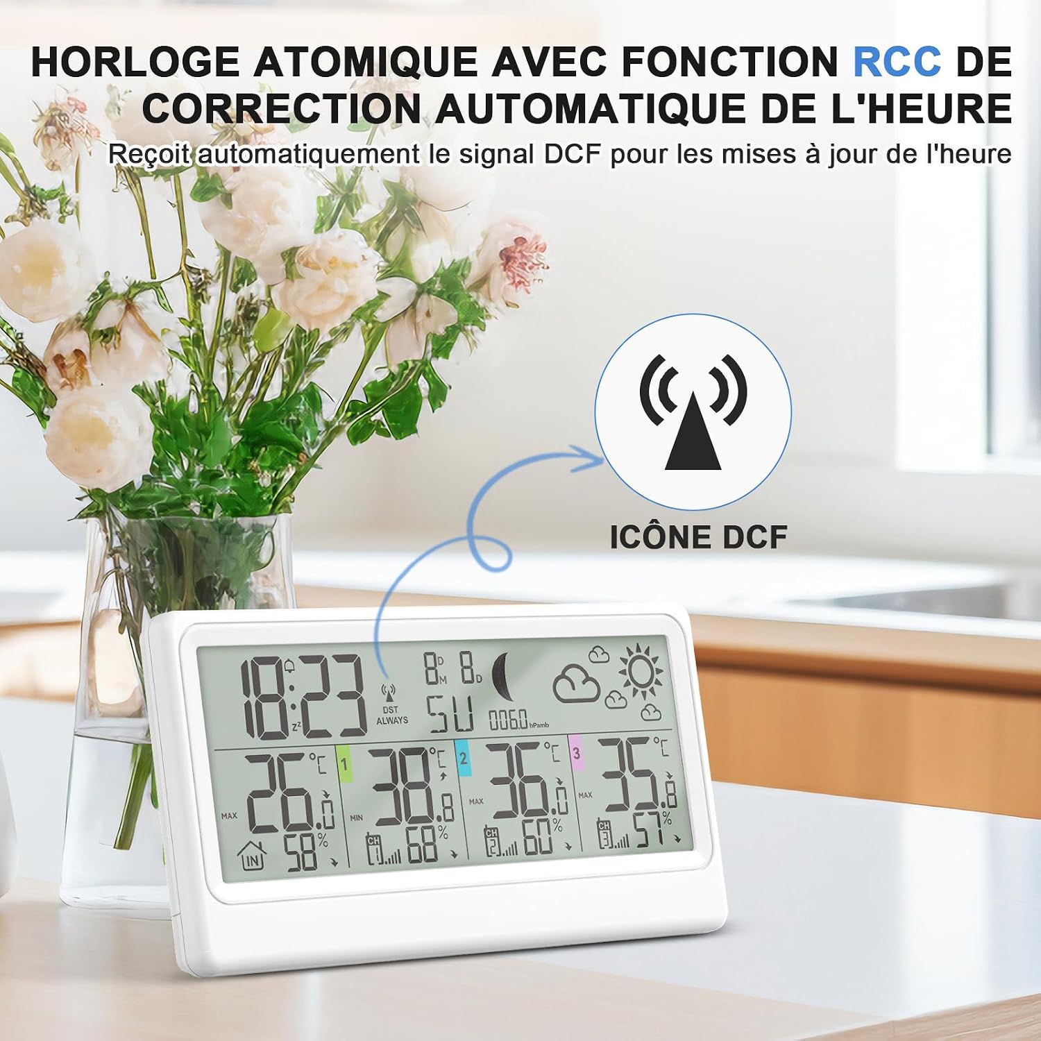 Detalle 2 de SKYBOBMY Station météo sans fil 8,5