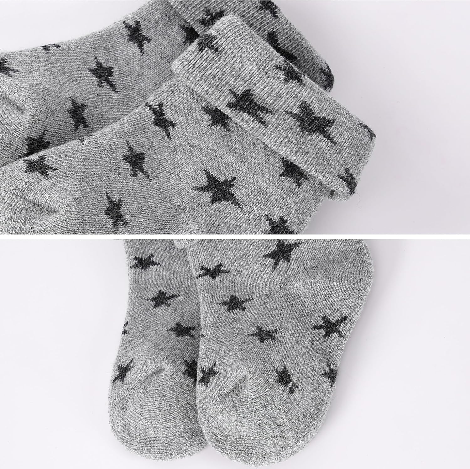 Thumbnail 6 de TRAMLE 10-Pair Baby Socks | Cotton Terry Thermal Socks for 0–3 Years