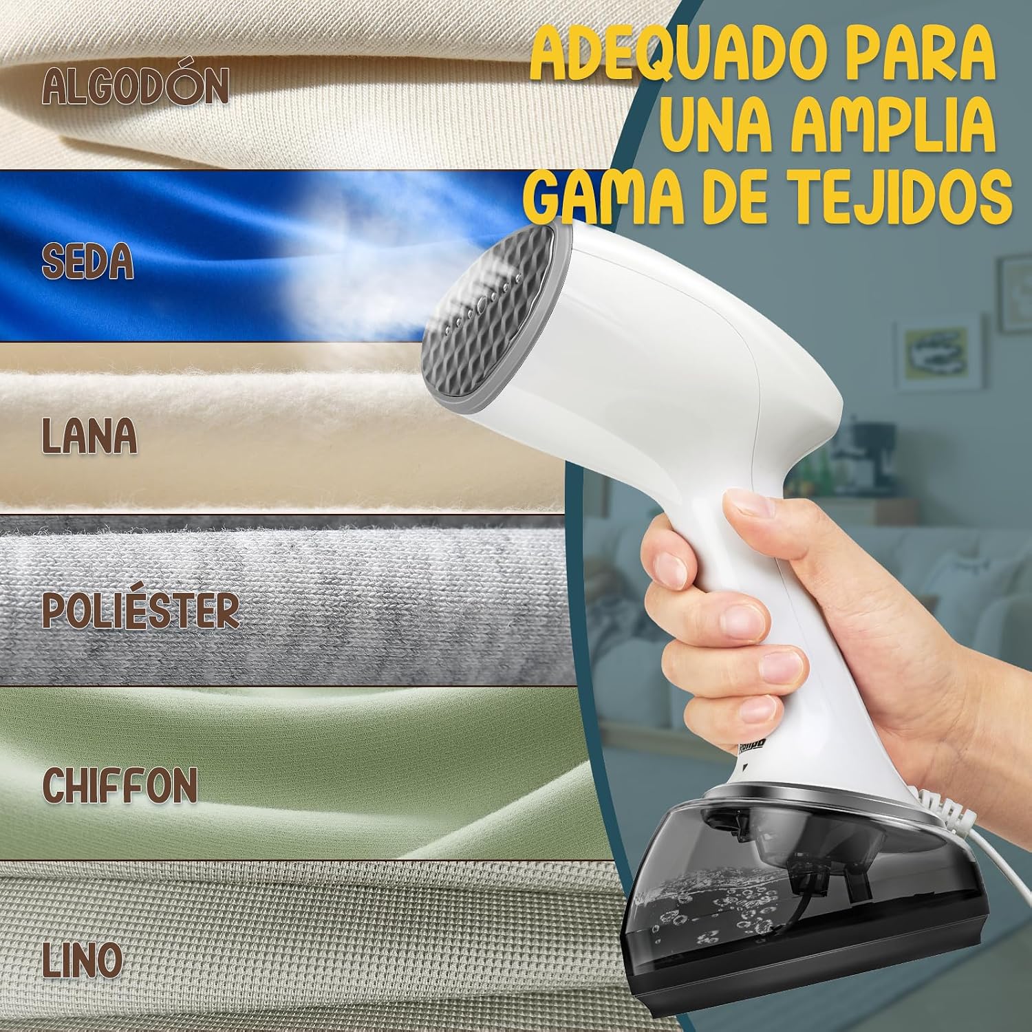 Thumbnail 5 de Rolipo Plancha Vertical Vapor 1700W: compacta, versátil y pensada para viajes