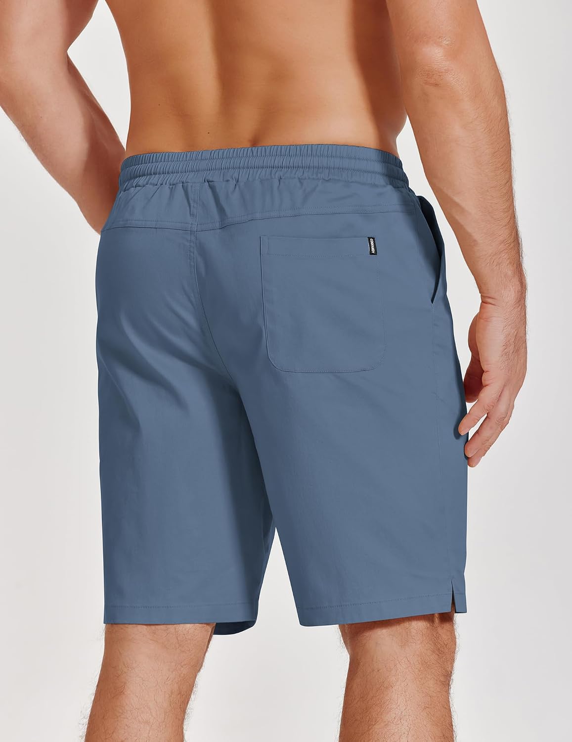 Thumbnail 1 de COOFANDY Men's Casual Shorts: Cotton Drawstring, Elastic Waist, 9" Inseam — Versatile Golf/Beach Shorts