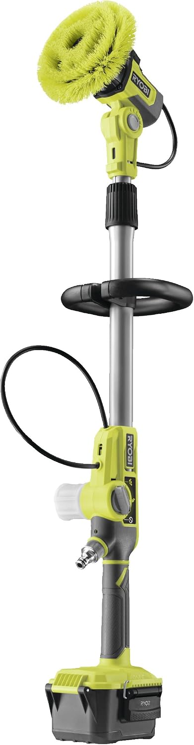 Detalle 2 de RYOBI RWTS18-0 Brosse Rotative télescopique sans Fil 18V One+ – Puissante et longue portée