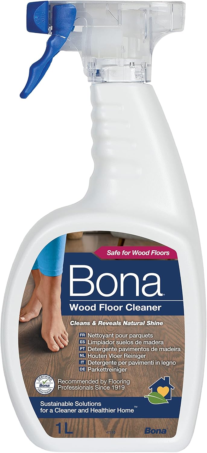 Detalle de Bona WM740113012 parkettrengöring 1 l – färdig spray för trägolv