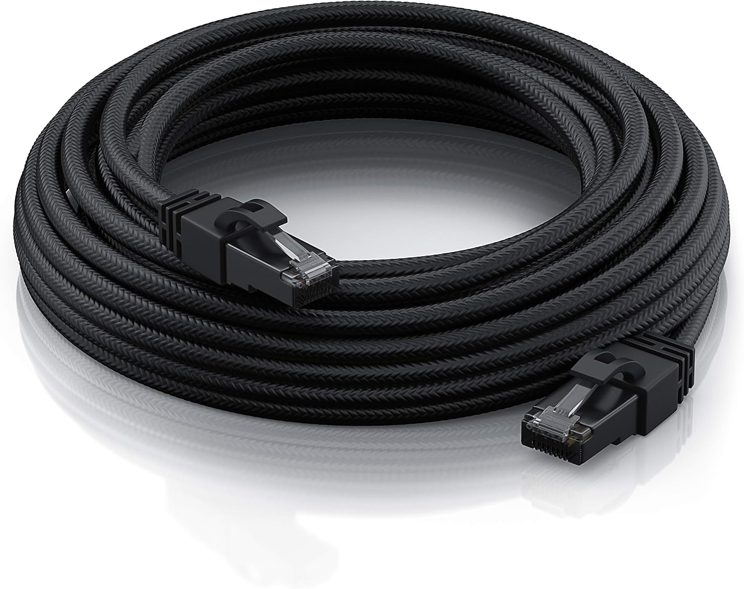 Thumbnail 6 de CSL 7,5m CAT 7 Netzwerkkabel Black Series – Baumwollmantel, 10 Gbit/s, RJ45