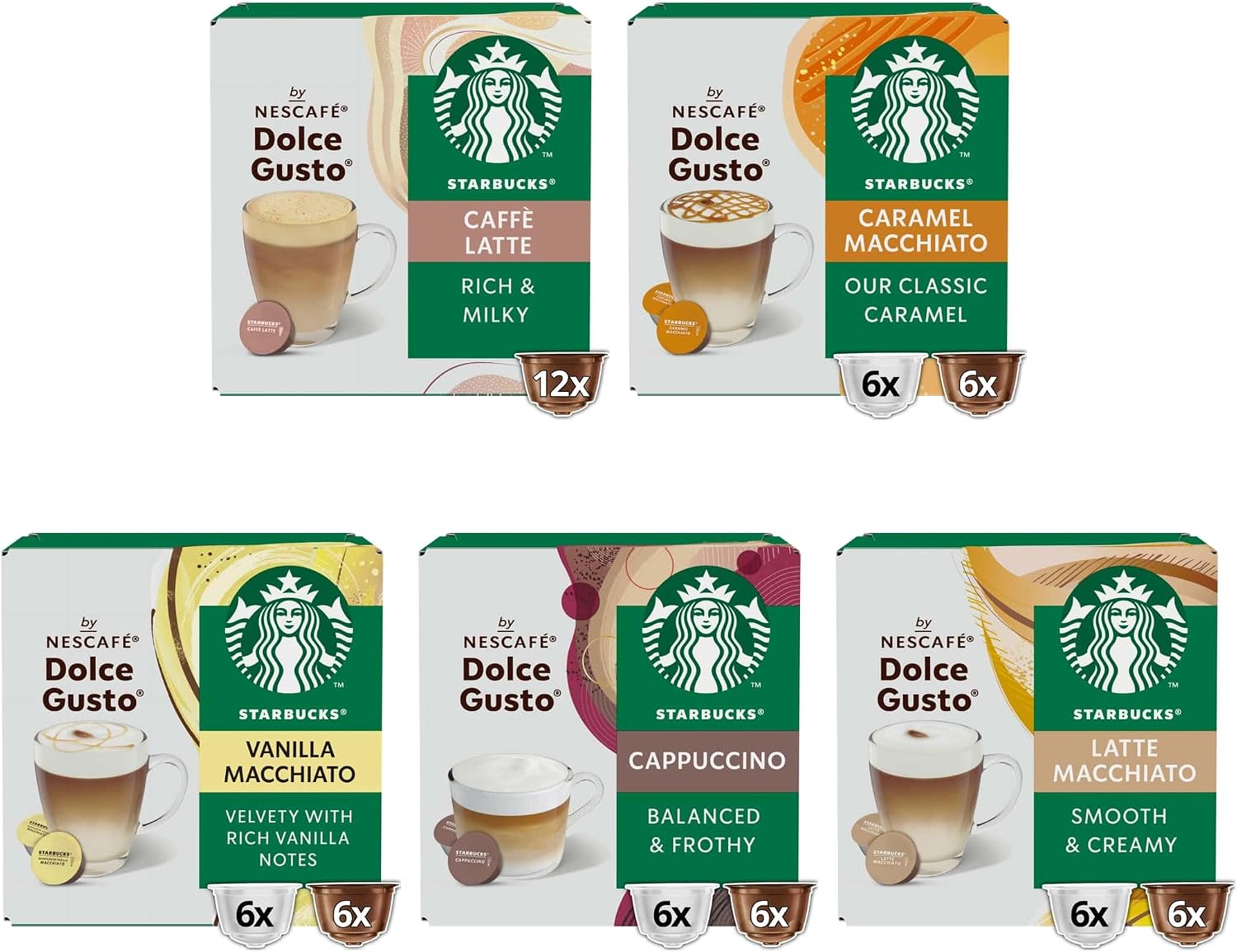 Thumbnail 1 de Starbucks White Coffee Nescafé Dolce Gusto ☕️ 72 Cápsulas
