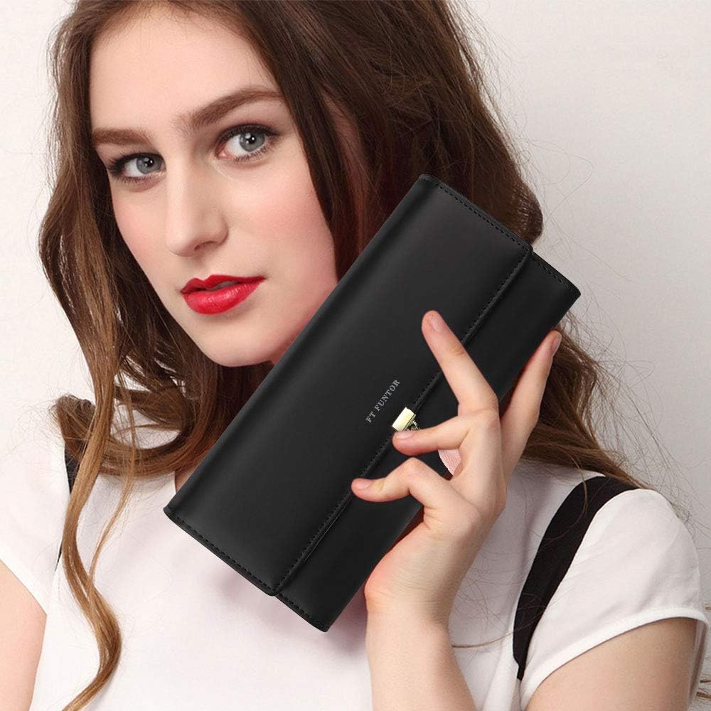 Thumbnail 6 de Funtor RFID Wallet for Women, 7.48in