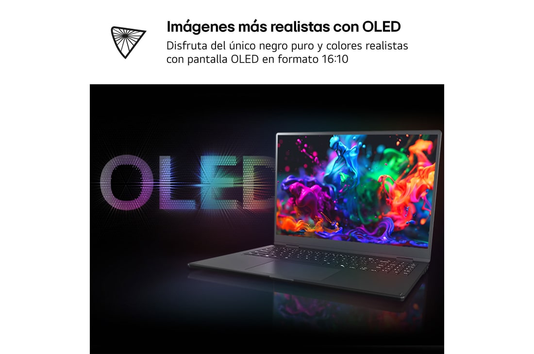 Detalle de Portátil LG gram Pro 2en1 16T90TP: potencia ligera para productividad in situ