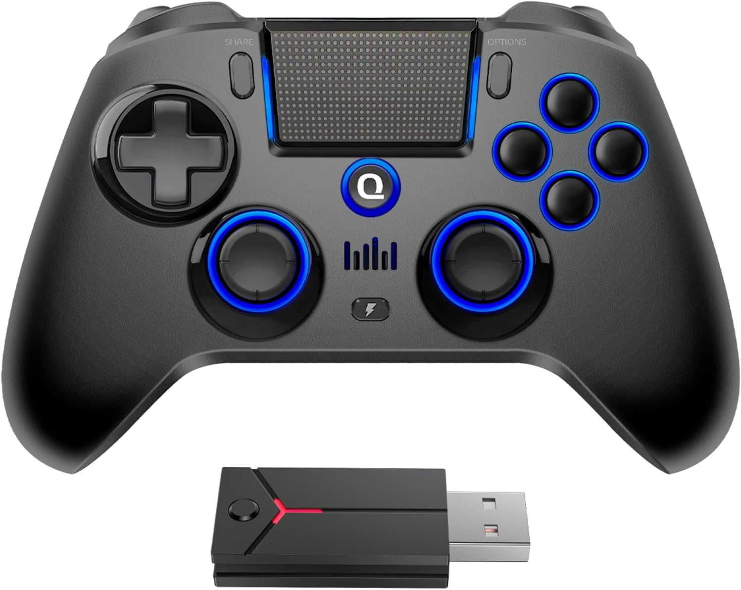 Thumbnail 4 de QRD Convertitore adattatore wireless 2 in 1 per controller PS5/PS4 e PC (compatibile Spark N5)