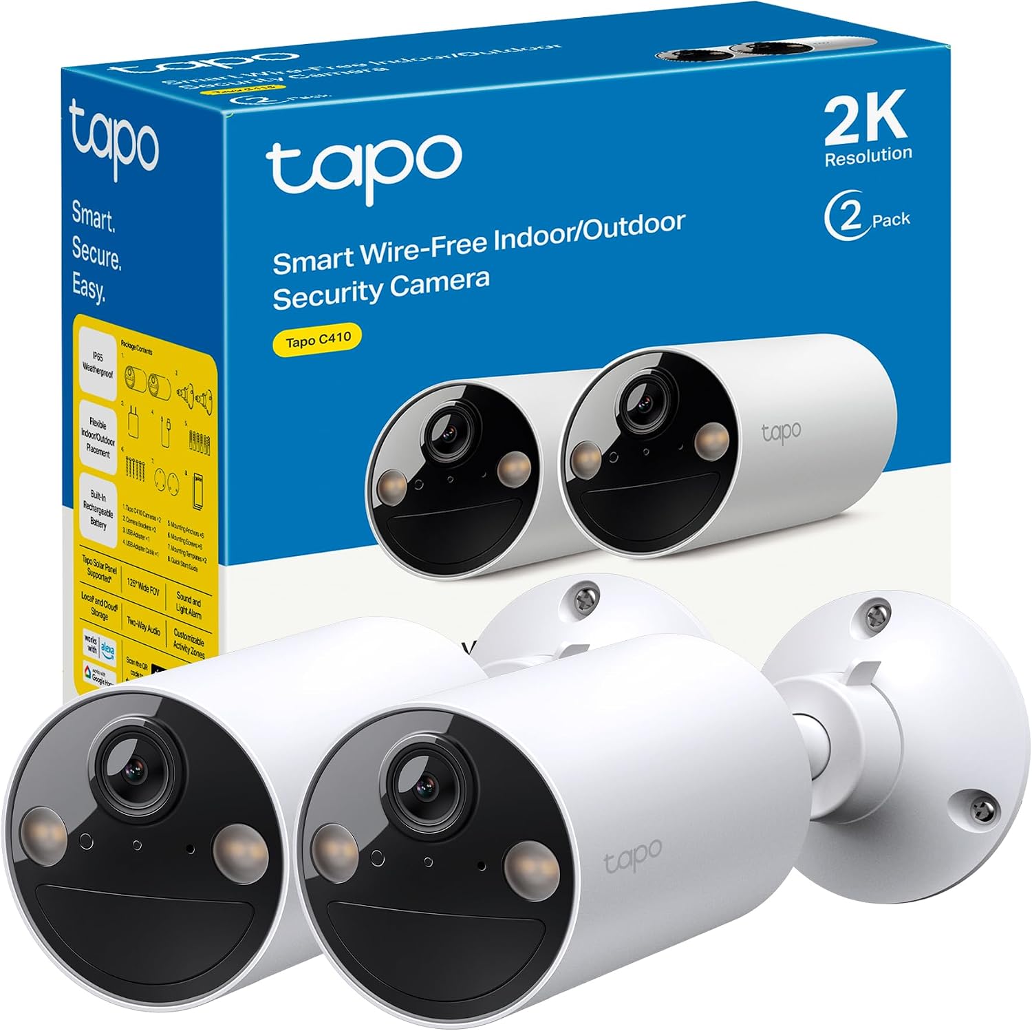 Detalle de Tapo C410 cámara 3MP recargable