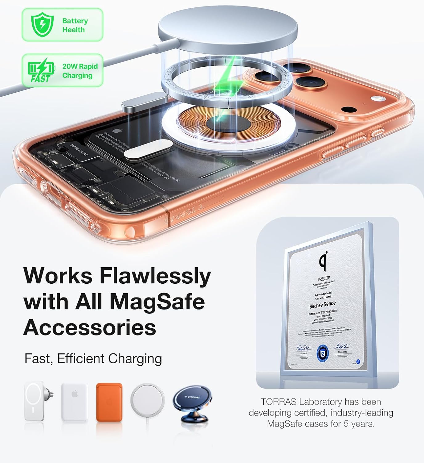 Detalle 2 de TORRAS iPhone 17 Pro Max case MagSafe, 12ft shockproof