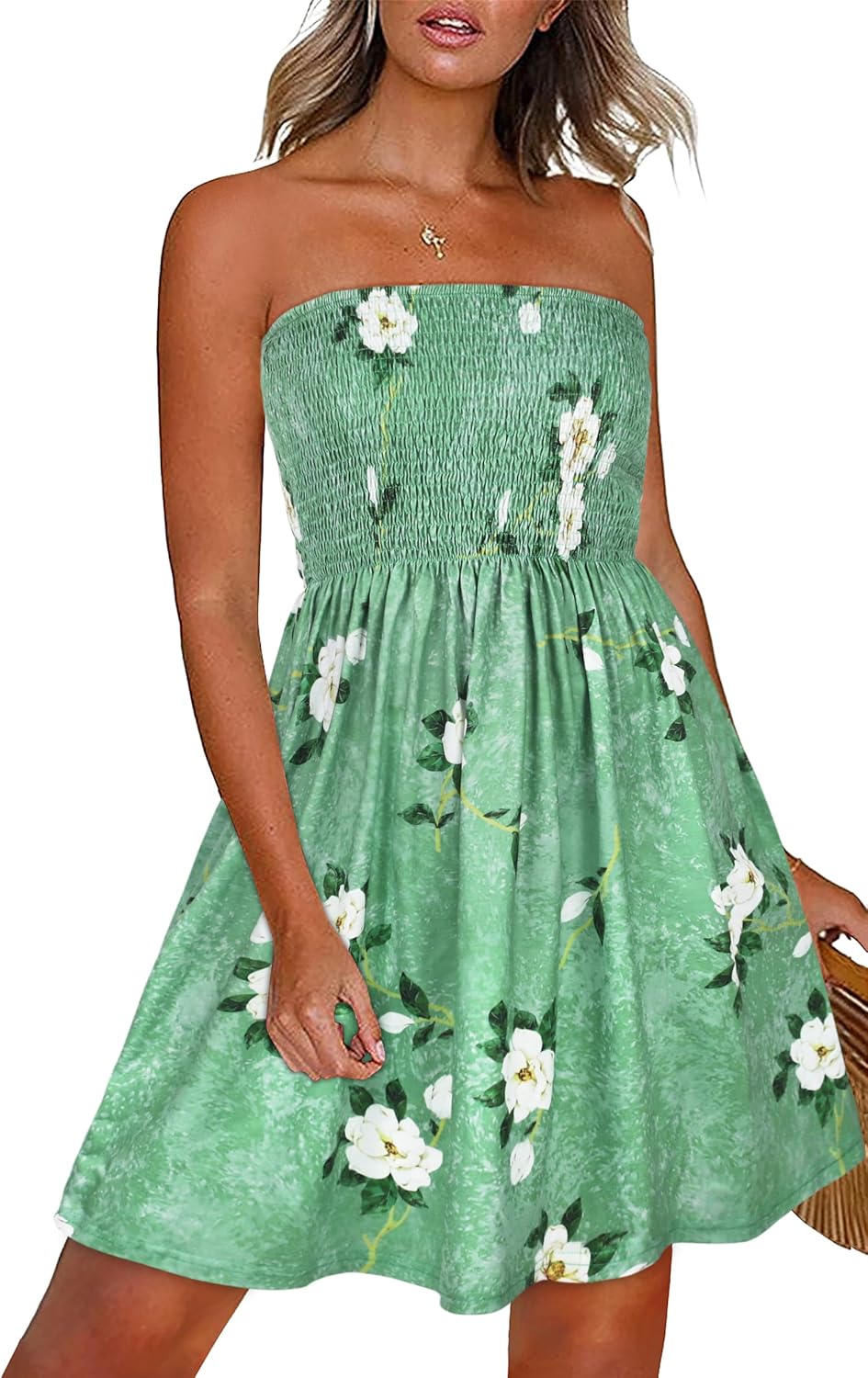 Thumbnail 6 de CHICGAL Summer Dresses for Women: Boho Floral Sundress & Beach Cover Up