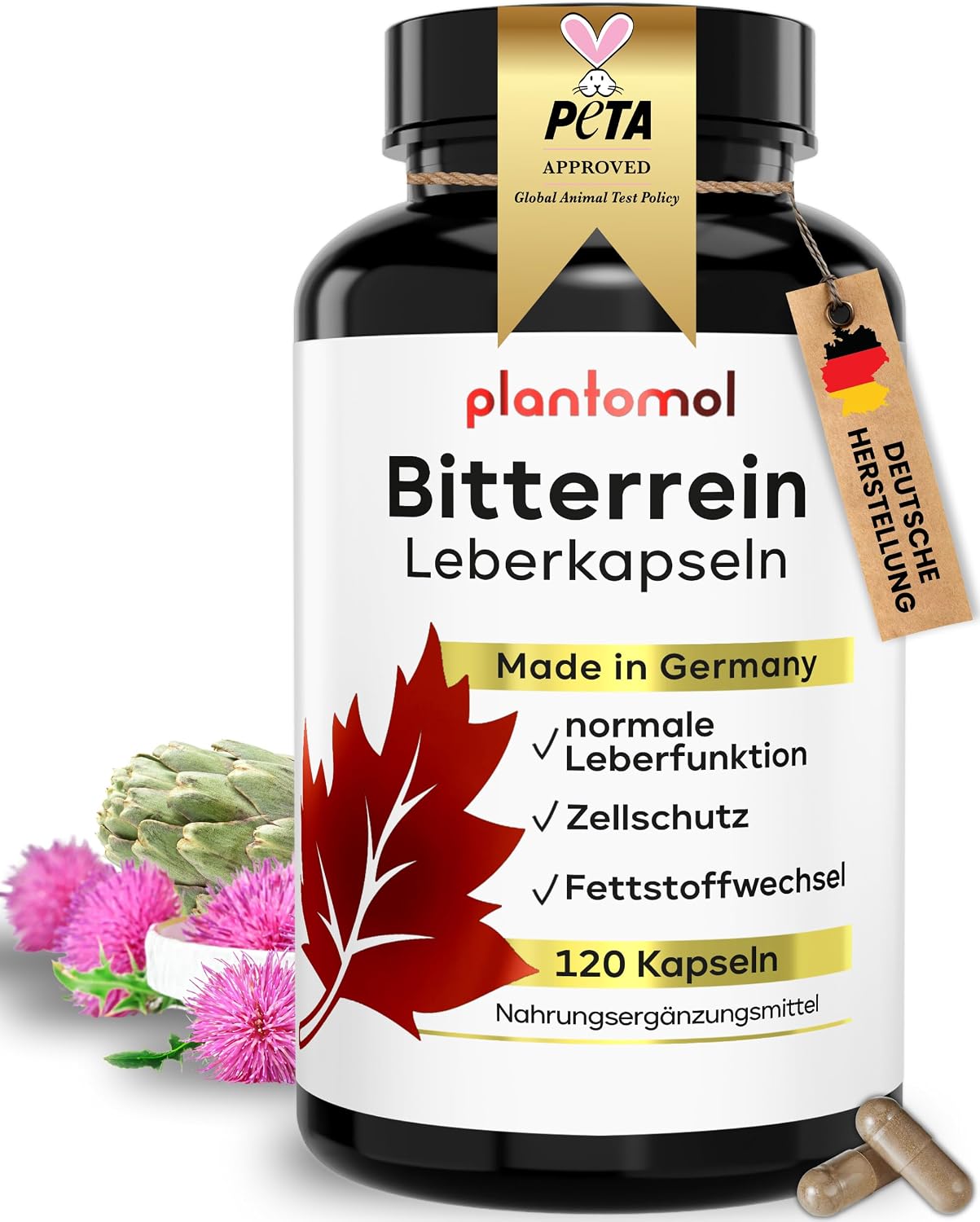 Detalle de Leber Kur Kapseln mit 120 Kapseln
