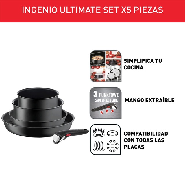 Thumbnail 1 de Tefal Ingenio Ultimate set de 5 piezas