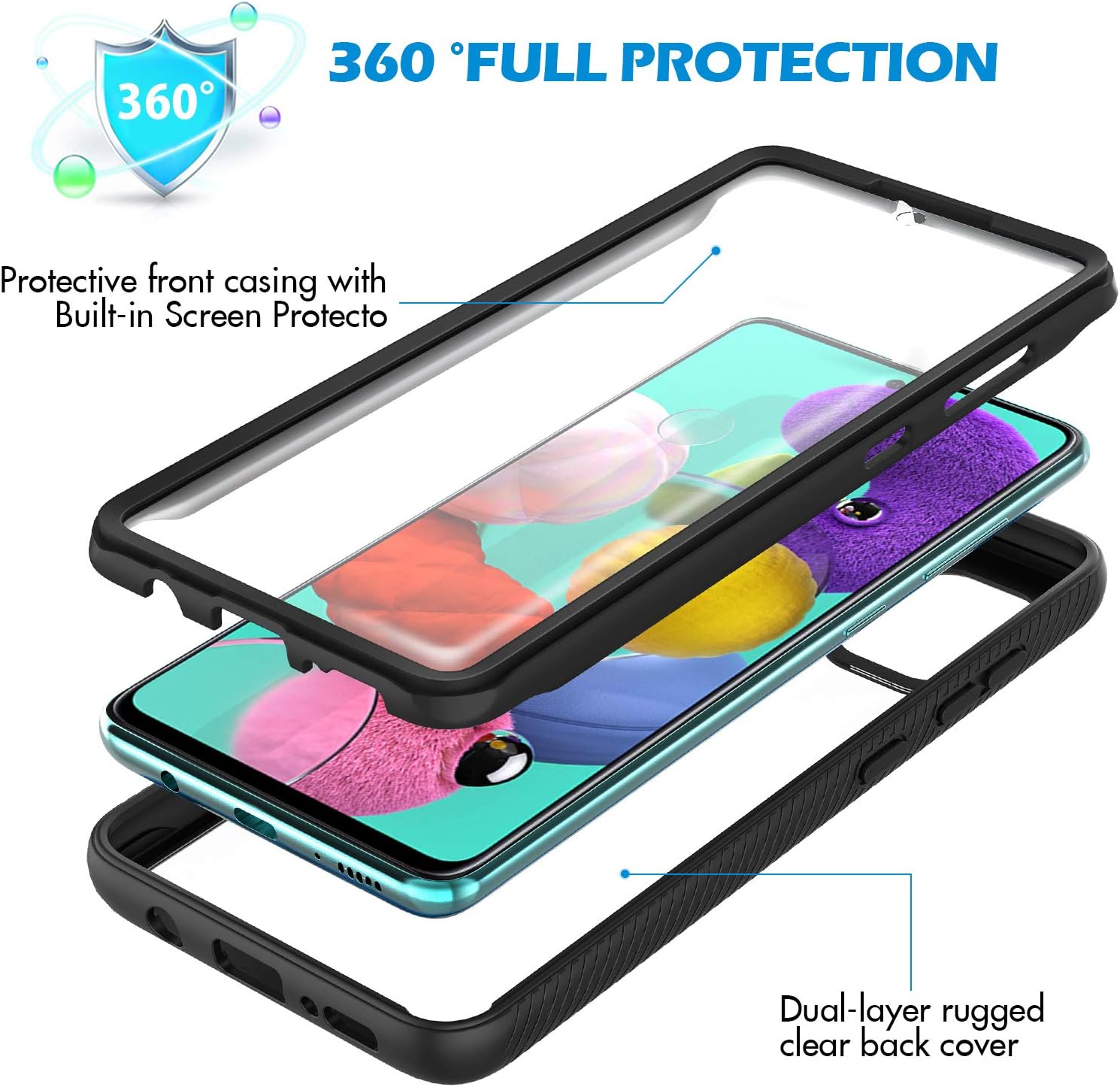 Thumbnail 1 de CENHUFO Samsung Galaxy A51 Hülle