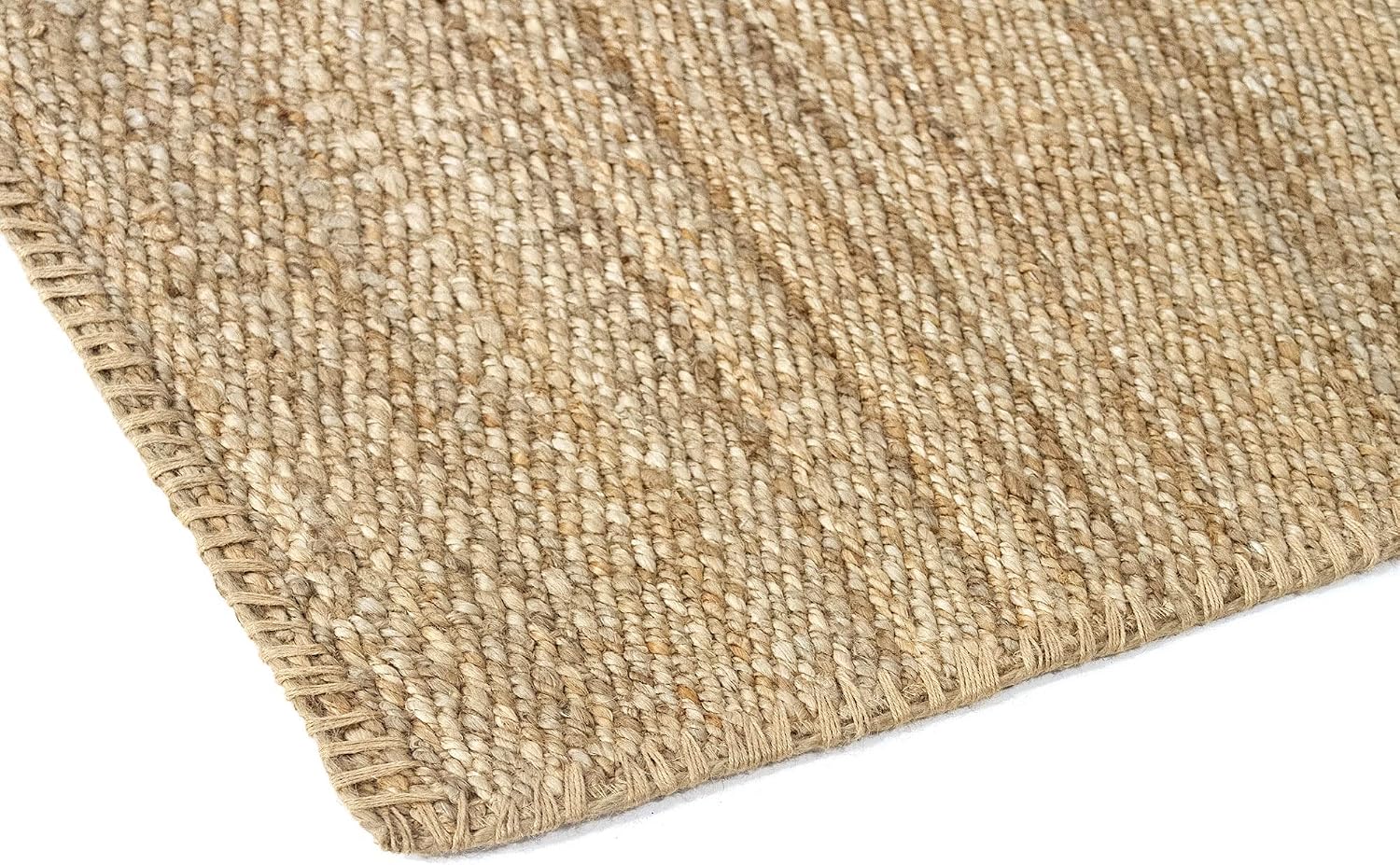Detalle 1 de HAMID dywan jutowy 200 × 80 cm, ręcznie pleciony z naturalnego włókna