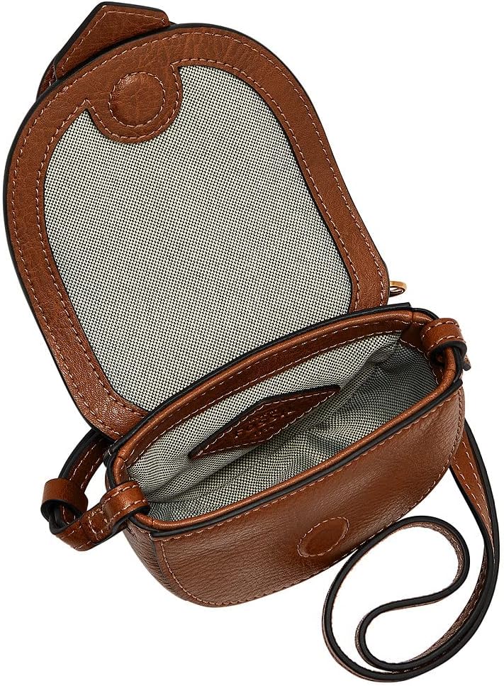 Detalle 2 de Fossil - Harwell, Tracolla Donna: mini bag in pelle con solapa