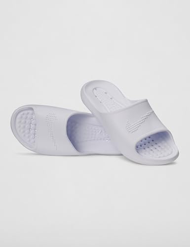 Detalle de Nike Femme Victori One – Sandale de douche pour femme, White/White-White, taille 39 EU