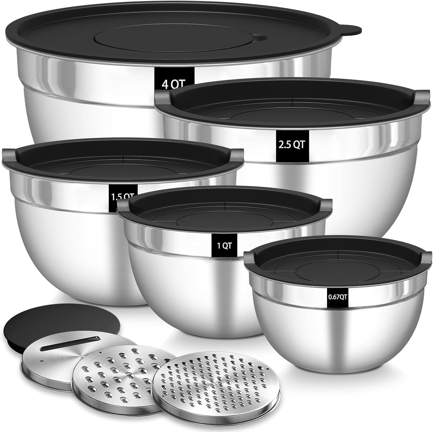 Detalle de Terlulu Rührschüssel Set 5er 4,5L