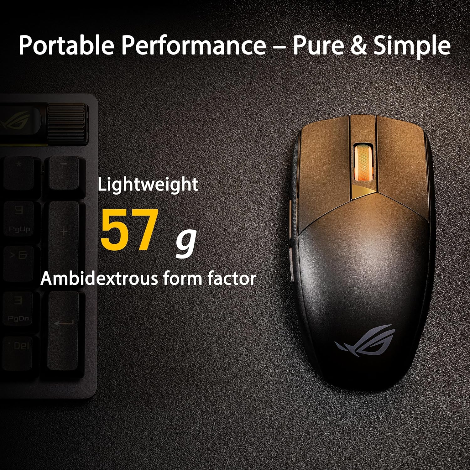 Thumbnail 1 de ASUS ROG Strix Impact III Wireless 57g Gaming Mouse