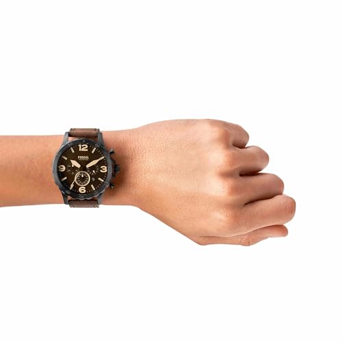 Detalle 2 de Fossil Nate JR1487 : montre chronographe à quartz pour homme