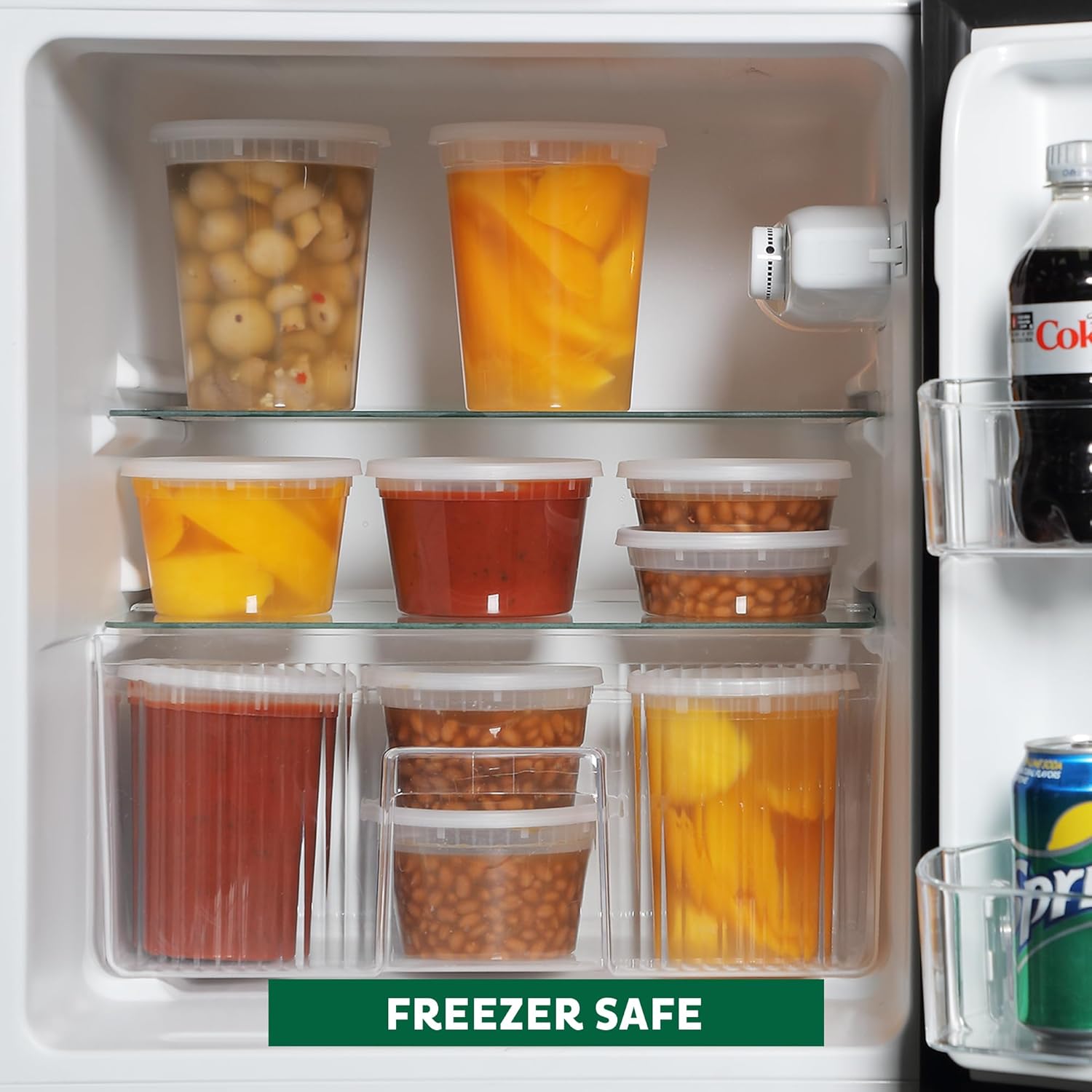 Thumbnail 5 de Freshware 50-Set 25 oz Deli Containers with Lids — BPA Free, Leakproof & Stackable