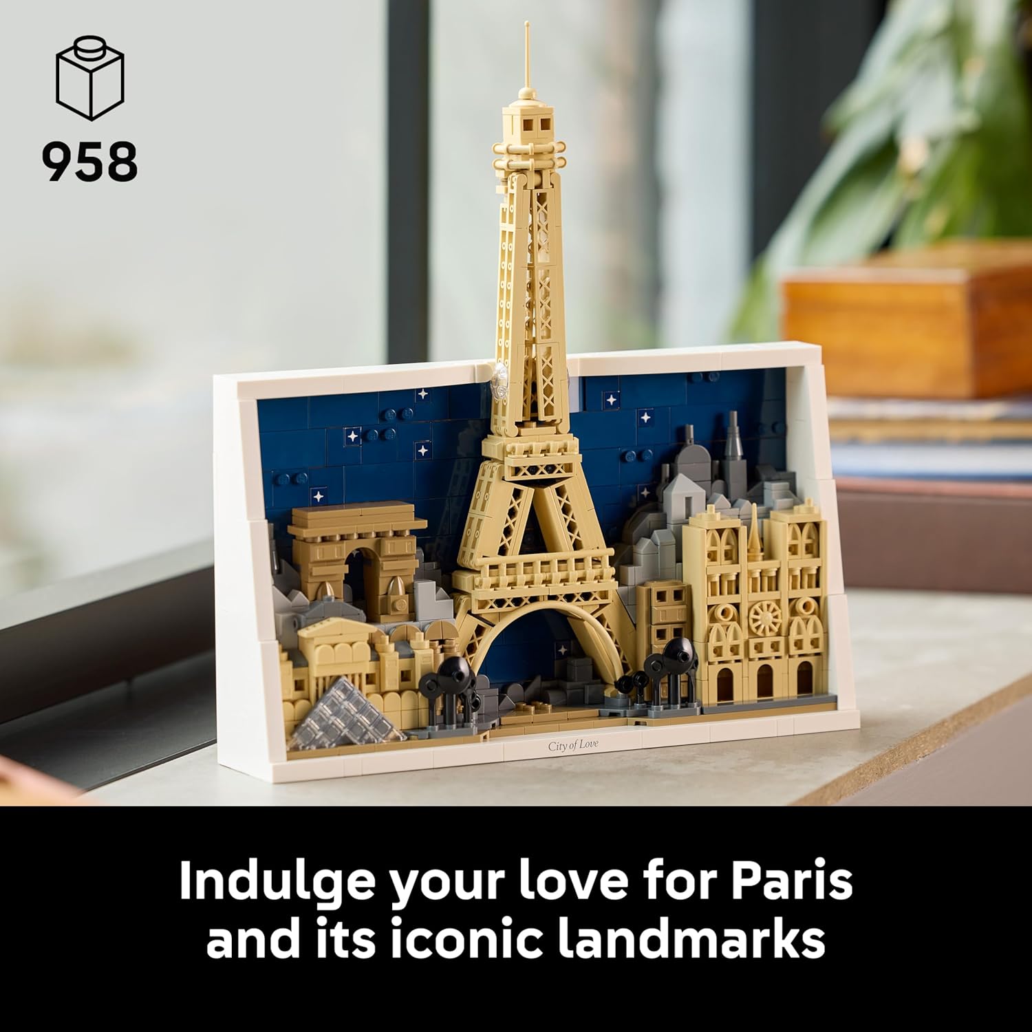 Thumbnail 1 de LEGO Architecture Paris 3D wall art 21064