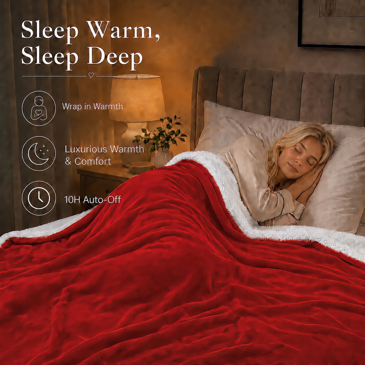 Thumbnail 4 de RALYSUN Electric Heated Blanket 62"x84"