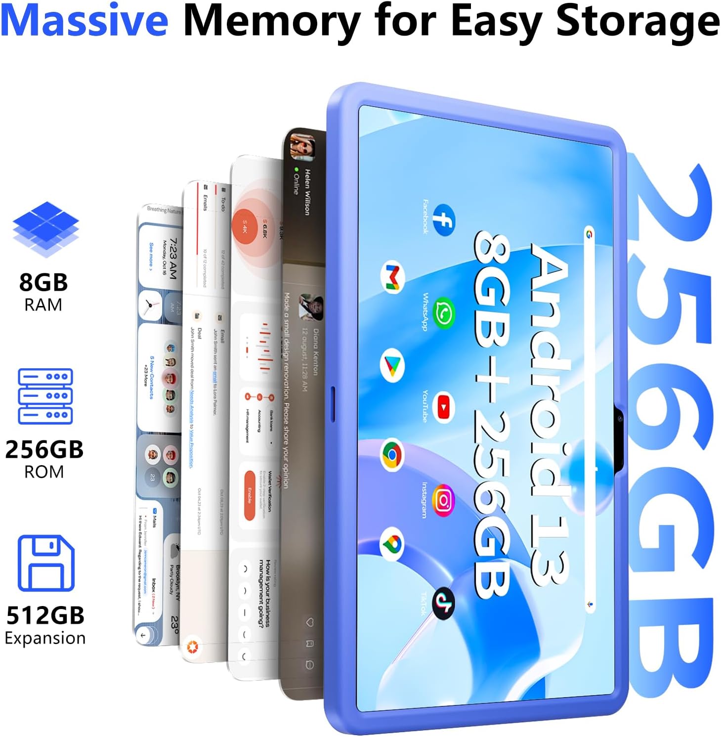 Thumbnail 3 de sgin tablet sgintablet-T12S Android 13 Tablet, 11.97-Inch 2000 × 1200 Display
