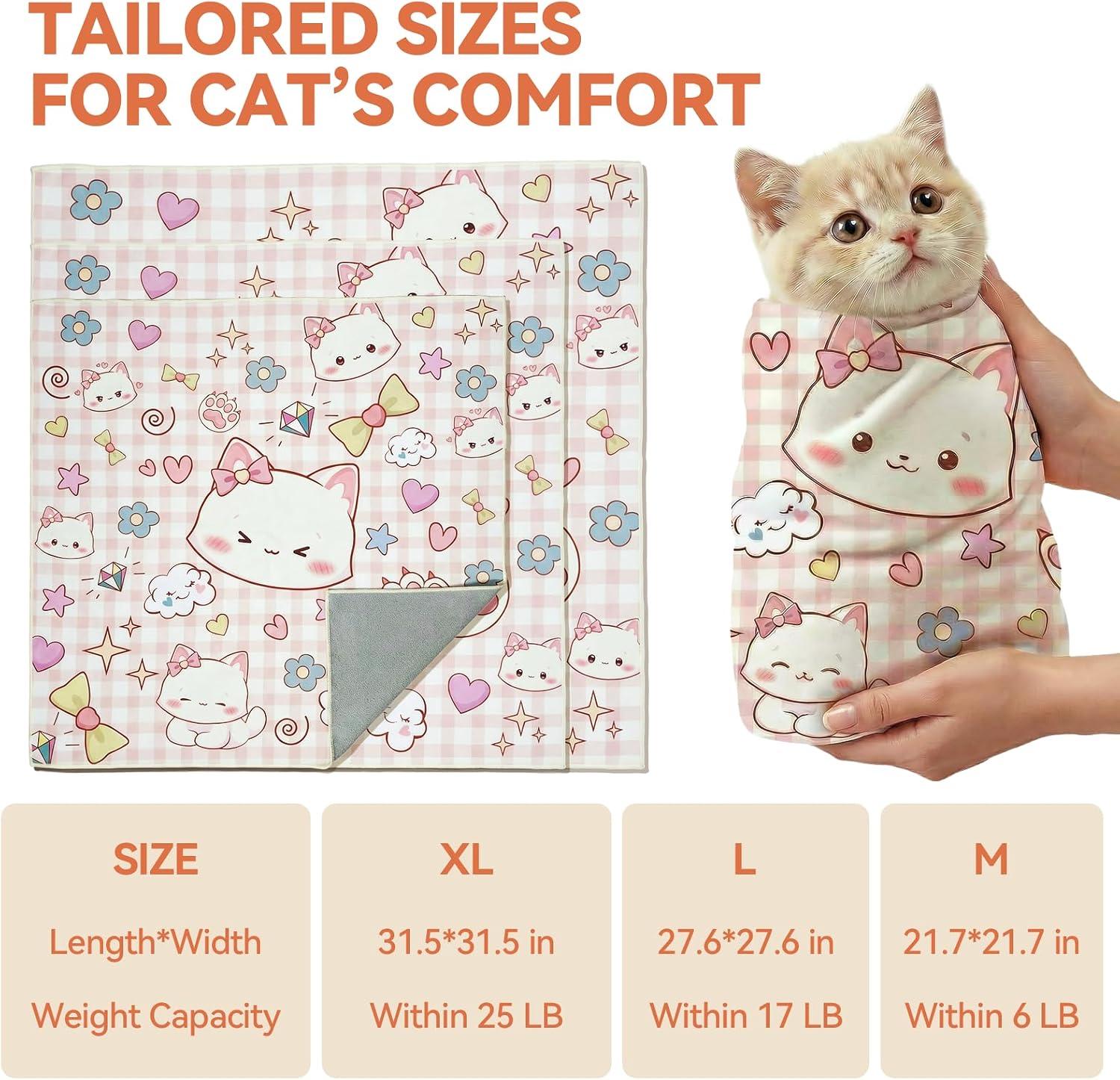 Thumbnail 6 de BFNN Cat Grooming Wrap, XL