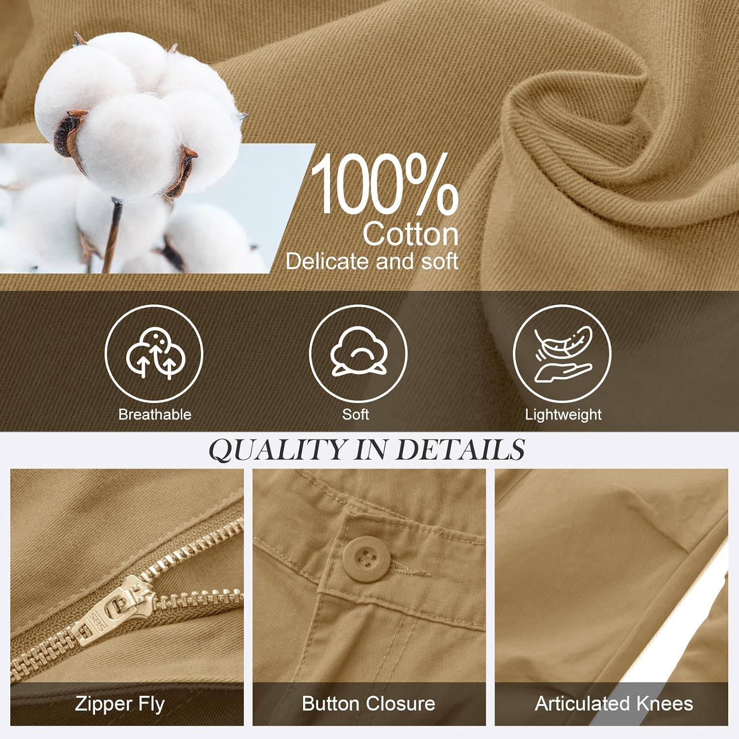 Detalle de Faysfad cargo trousers with 10 pockets