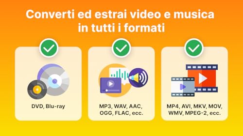 Detalle de Nero Recode: Convertitore Audio e Video con Licenza a vita per 1 PC (Windows 11/10/8/7)
